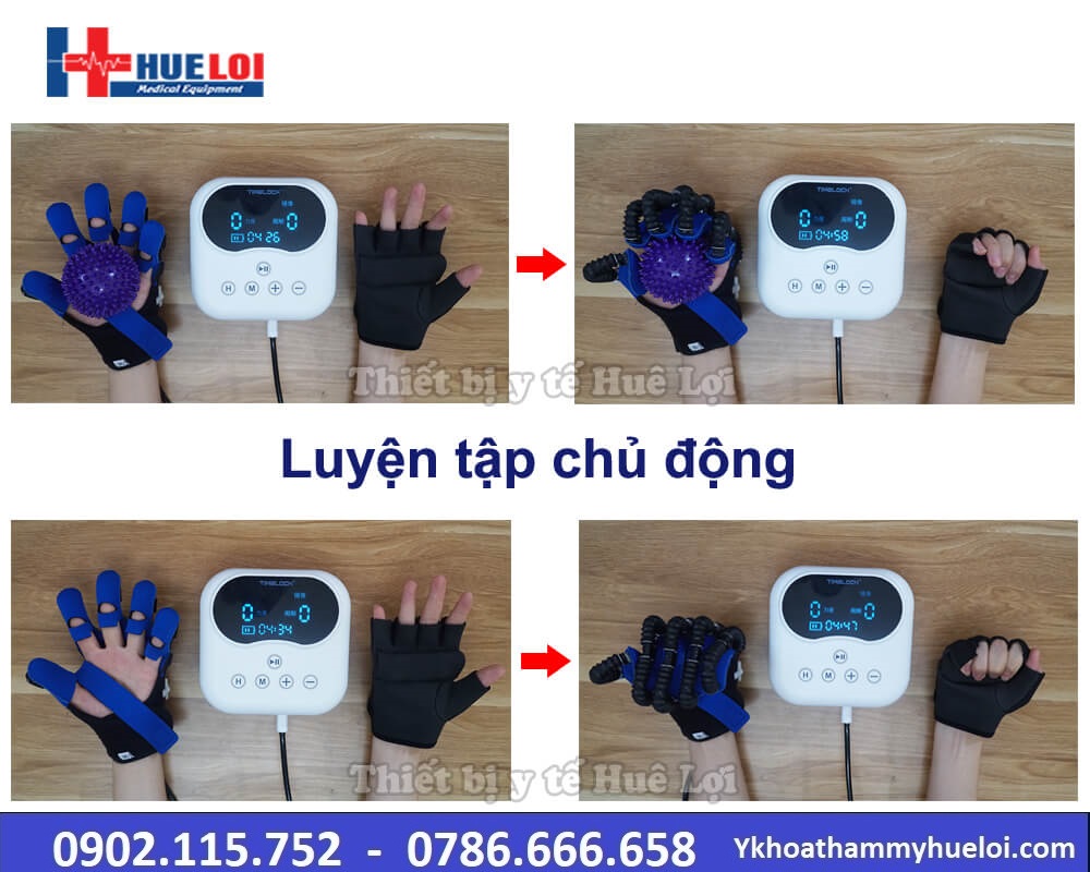 máy tập phục hồi bàn tay