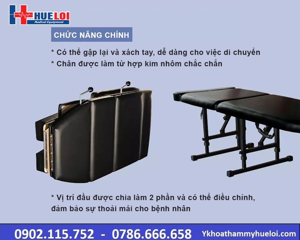 giường nắn chỉnh cột sống