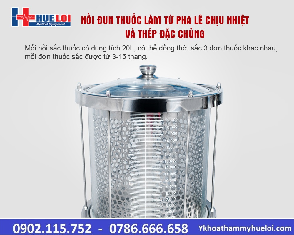 máy sắc thuốc đông y, nồi nấu thuốc 