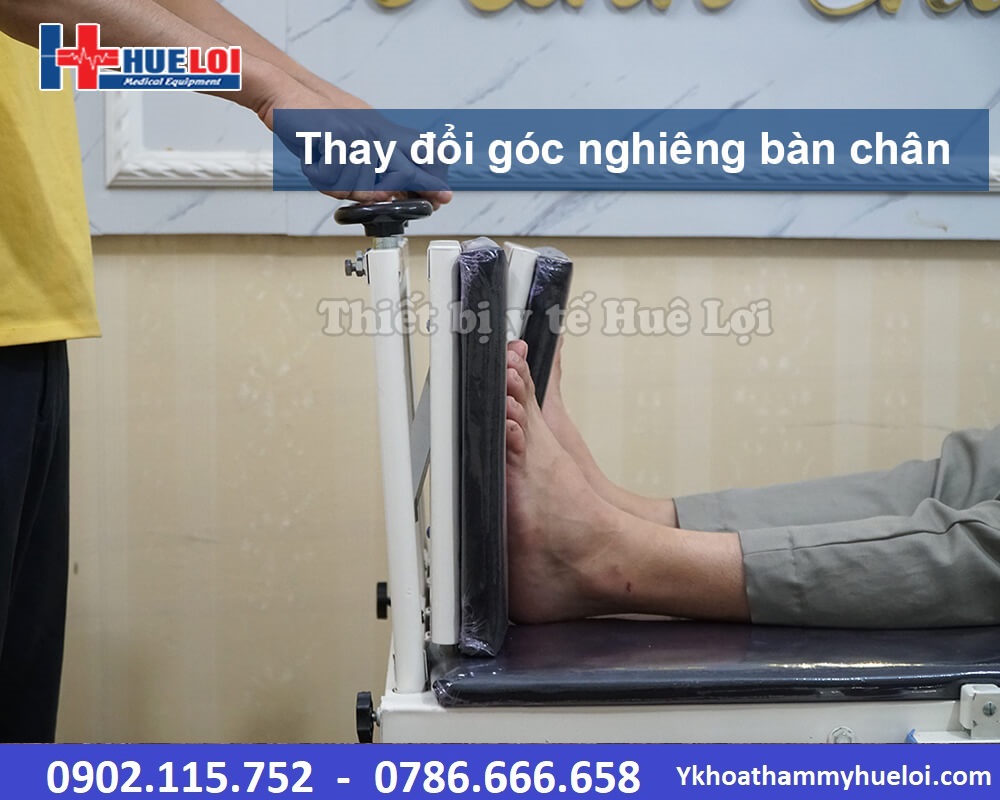 giường tập đứng 3 chức năng, giường y tế tập đứng