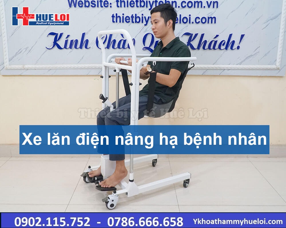 XE LĂN NÂNG HẠ BỆNH NHÂN TỰ ĐỘNG